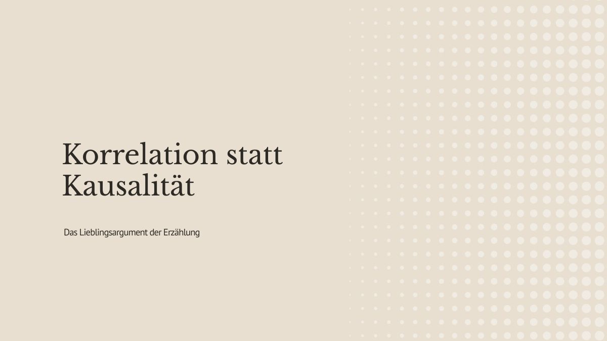 Warum Fakten allein nicht überzeugen